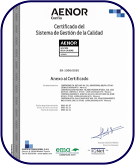 Certificado de Calidad y Reconocimiento de MC Corporativo Muñoz